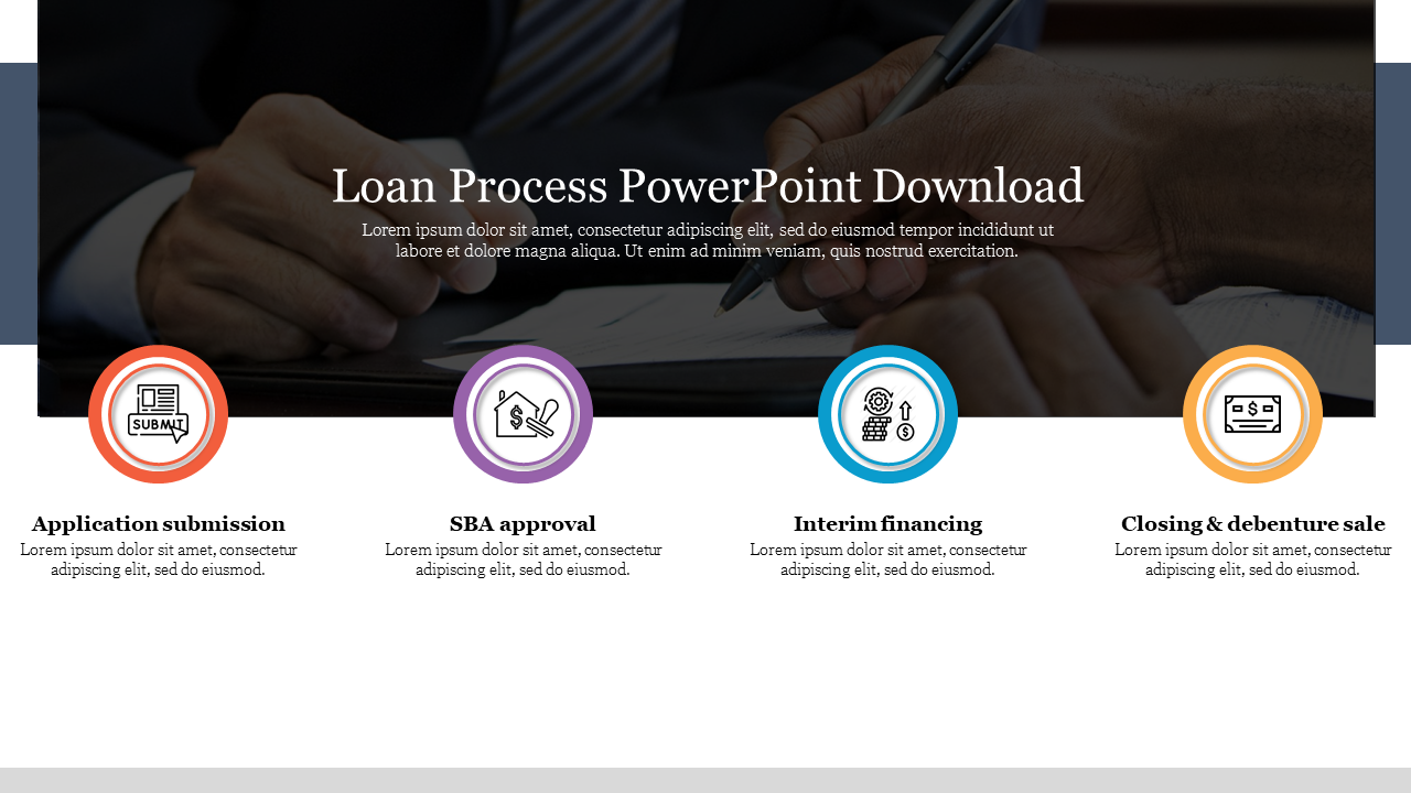 Loan Process PowerPoint Download